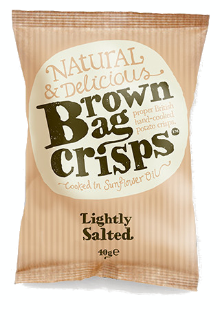 LIGHTLY SALTED BROWN BAG CRISPS 20x40g